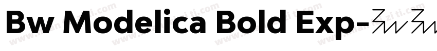 Bw Modelica Bold Exp字体转换